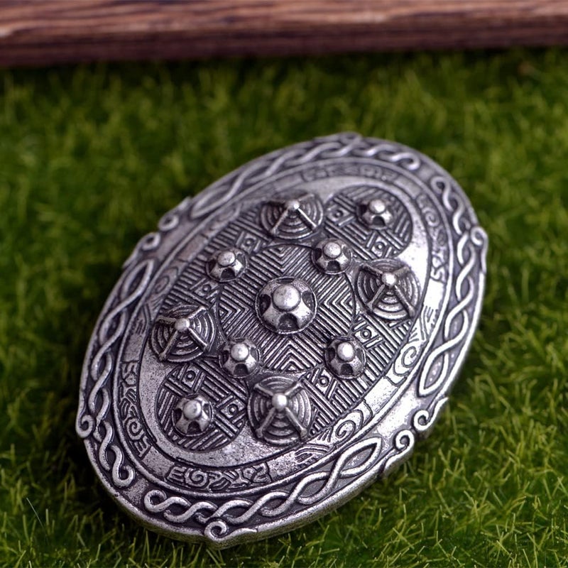 LANGHONG Norse Viking Brooch For Men Turtle Brooch Talisman Jewelry, Gift For Men - Image 5